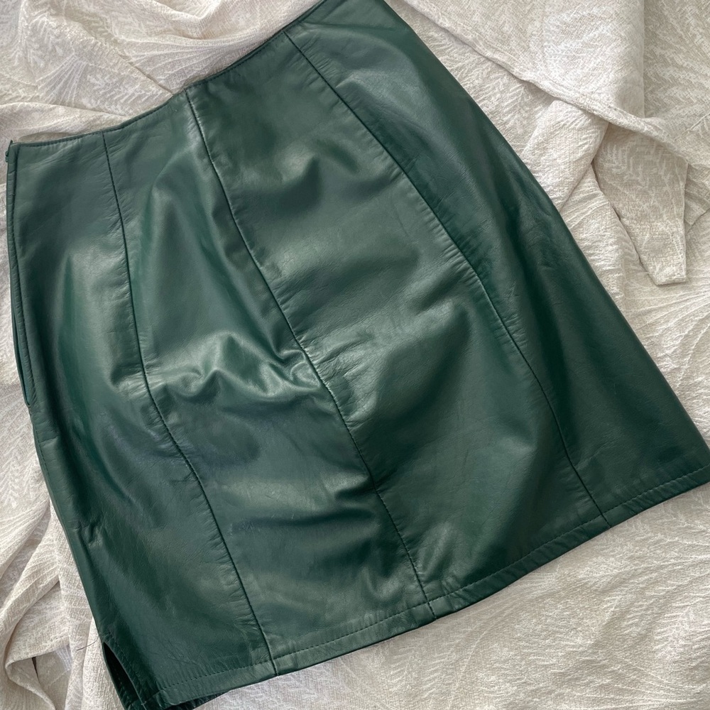 Vintage Leather Skirt by Phoenix